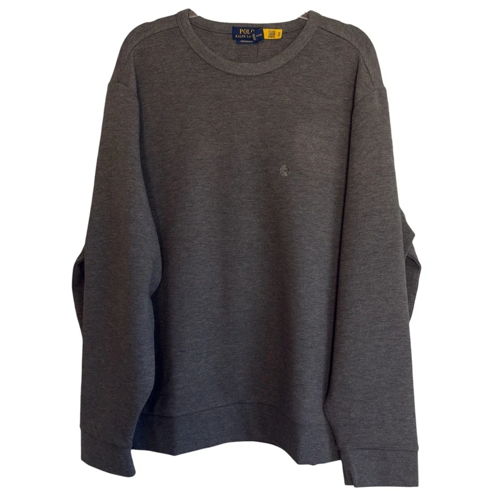 Polo Ralph Lauren‎ Performance Mens XXL Gray Crew Neck Sweatshirt NWT